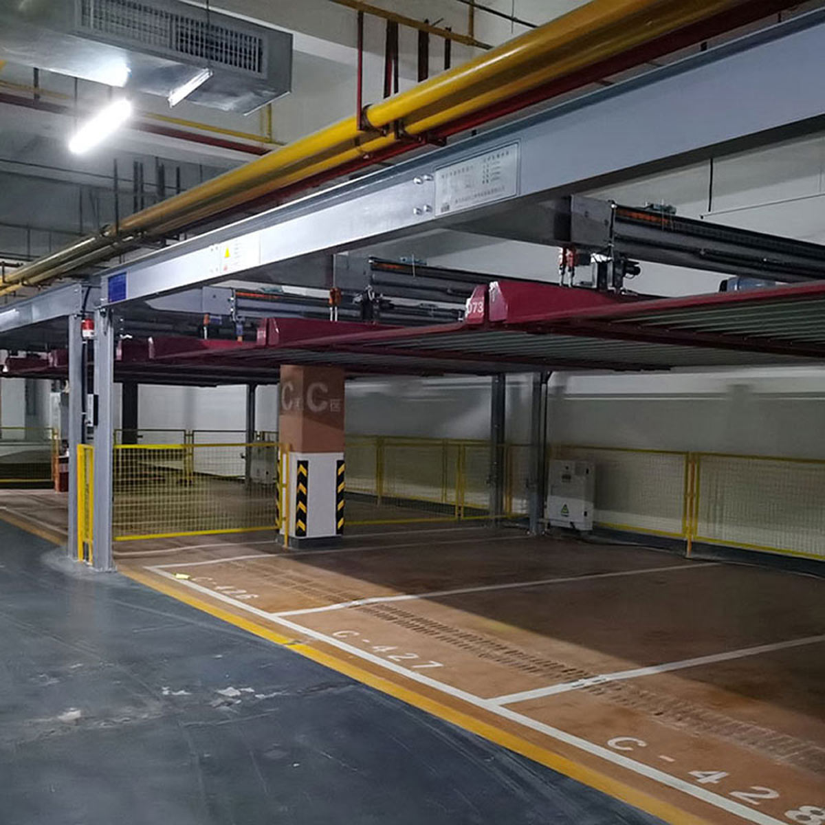 四川2层机械式立体停车设备改造